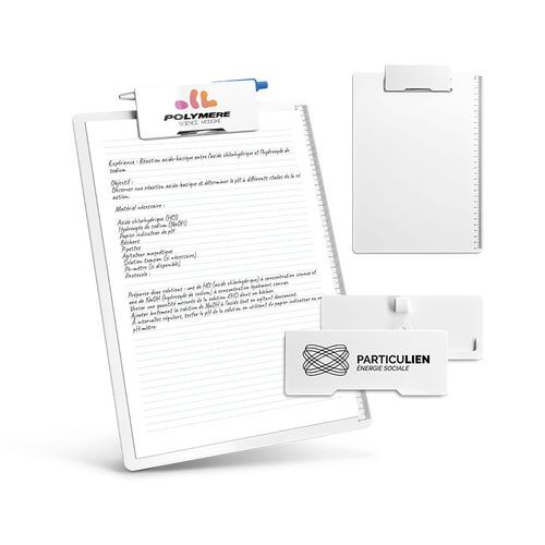 ECRITOIRE AVEC PLAQUE PORTE STYLO