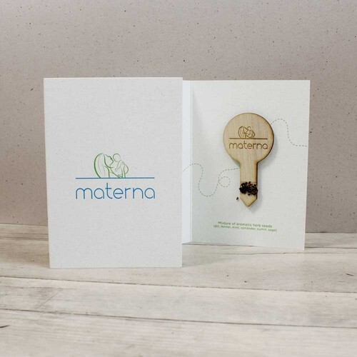 Stick bois à graines en carte