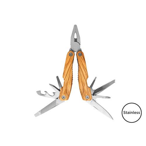 Pince multifonctions 'Locker', 12 fonctions, olivier