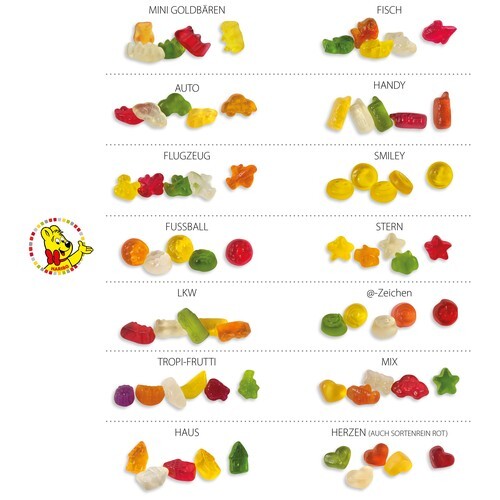 HARIBO Formes standards en sachet promo, HARIBO Mini-Portables