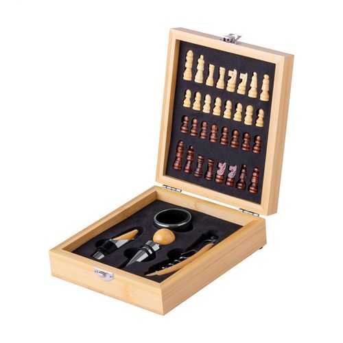 Set à vin jeu d'échecs Kaspar