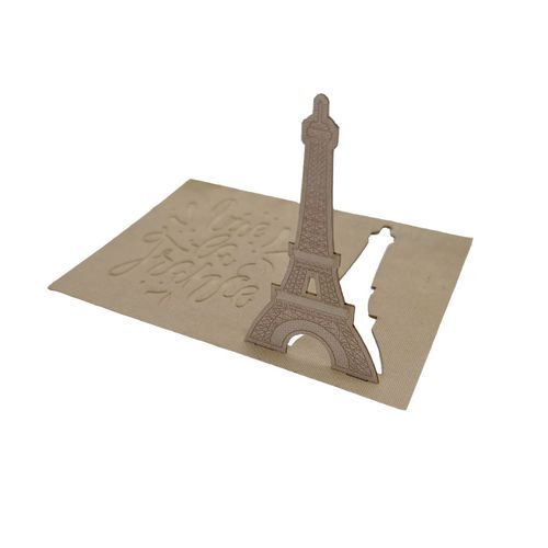 Carte postale 2D-3D - France
