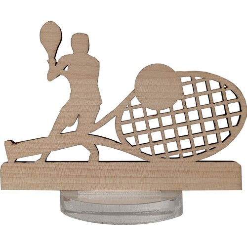 Trophée en bois SPORT bi-matière 10cm - France