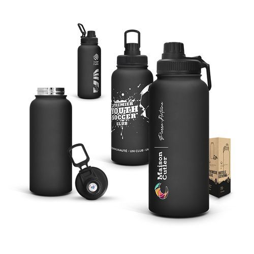 BOUTEILLE GOURDE 1 L ISOTHERME DOUBLE-PAROI FINITION SOFT TOUCH