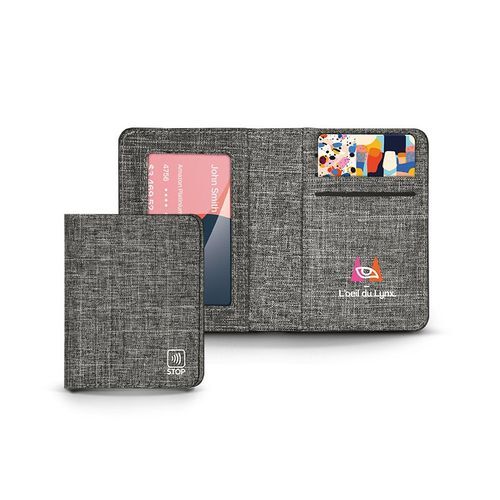 PORTE CARTE DE CREDIT AVEC STOP RFID