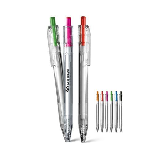 STYLO BILLE ECRITURE BLEUE EN rPET