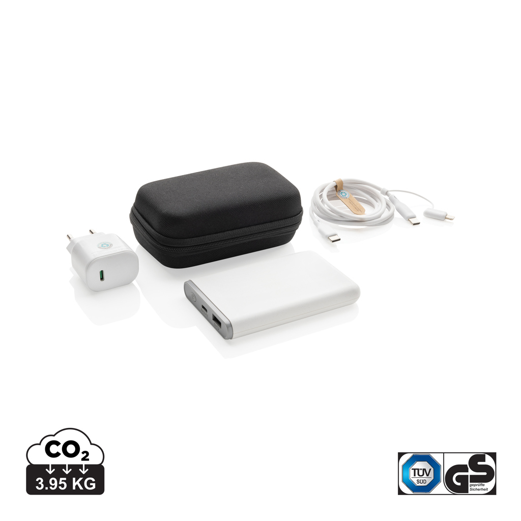 Set batterie câble et chargeur 20W en PET recyclé RCS Surge