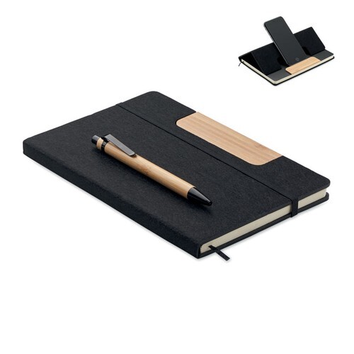 NOTEMIX Carnet A5 RPET et stylo