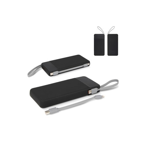 Ziara Powerbank with USB-C & Lightning Cable 10000mAh