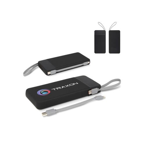 Ziara Powerbank with USB-C & Lightning Cable 10000mAh