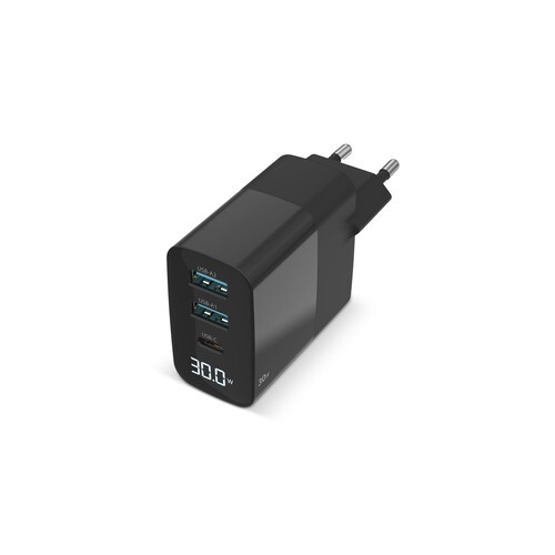 Sitecom CH-1001 30W GaN Power Delivery Wall Charger with LED display