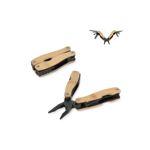 Multi-outils en bambou 8 fonctions