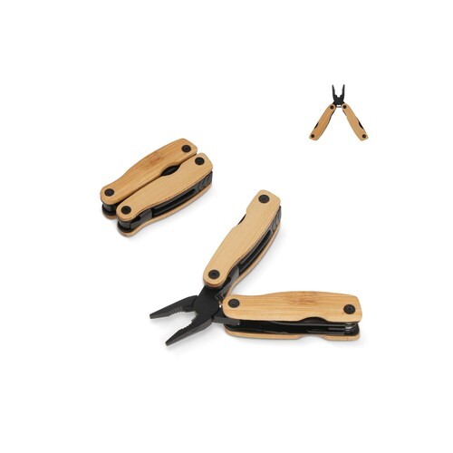 Multi-outils en bambou 12 fonctions