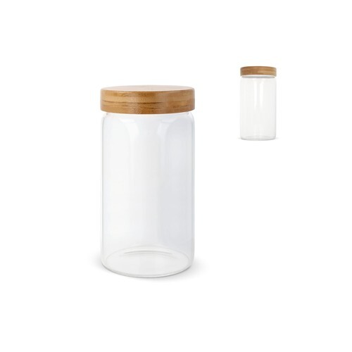 Boîte en verre & bambou 1200ml