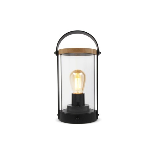 Lampe Edison en bambou