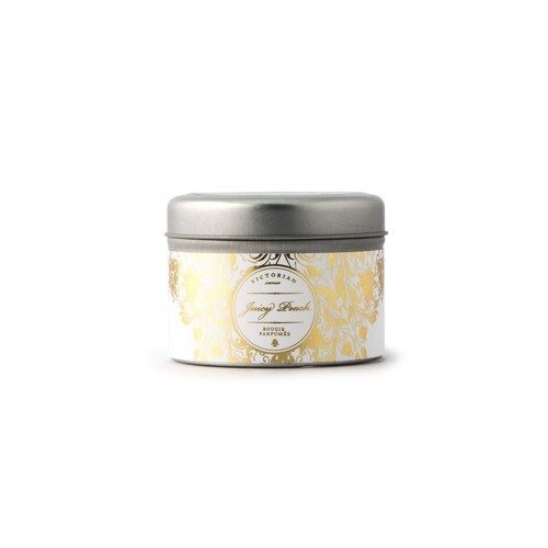 Victorian Sense Tinbox Juicy Peach bougie parfumée