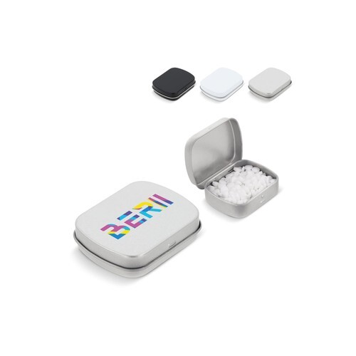 Mini-boîte de menthe en fer-blanc