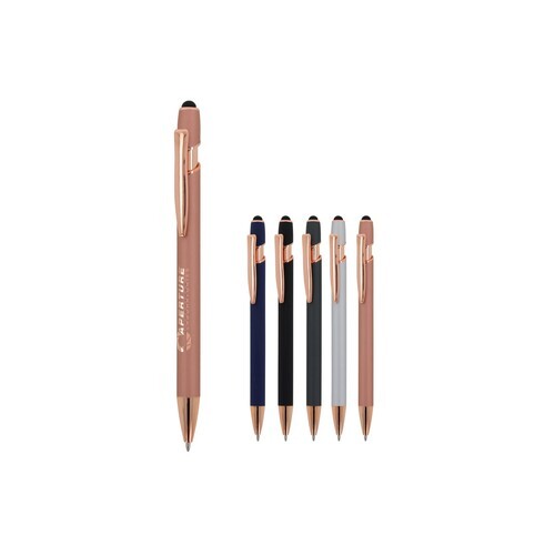 Stylo-bille Paris Deluxe métal caoutchouté