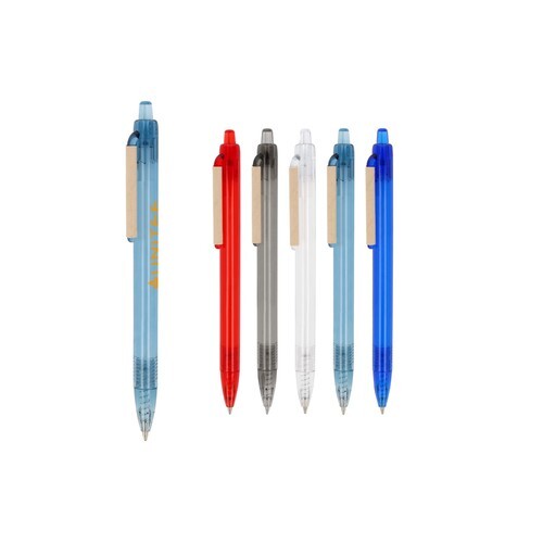 Stylo à bille trombone en plastique recyclé des océans