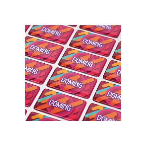 Doming Rectangle 80x25 mm