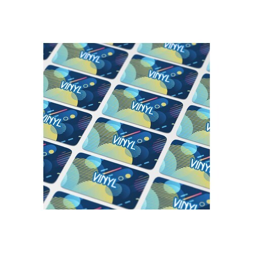 Vinyl Sticker Rectangle 60x25mm