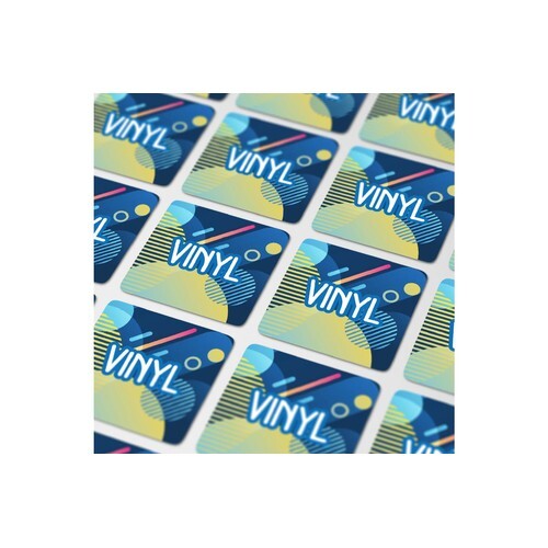 Vinyl Sticker Carré 40x40mm