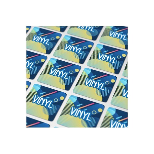 Vinyl Sticker Carré 25x25mm