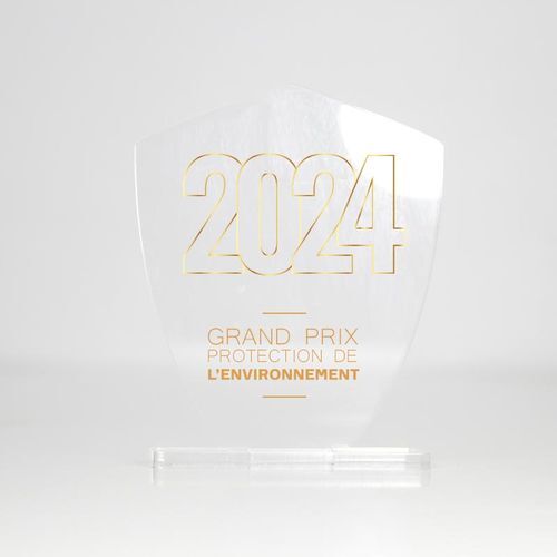 Trophée en plexiglas BLASON - France
