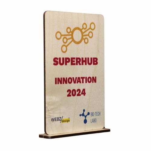 Trophée en bois RECTANGLE - France