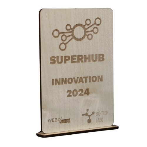 Trophée en bois RECTANGLE - France 3 mm