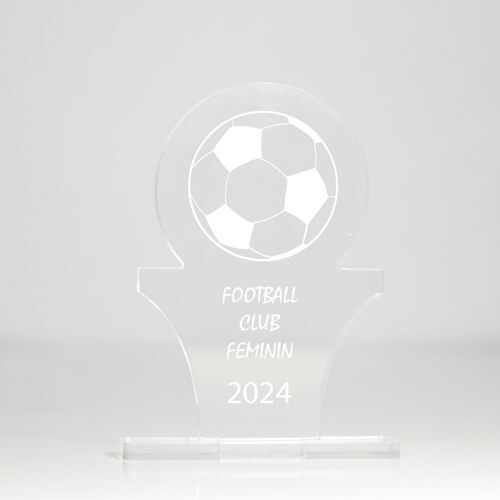 Trophée en plexiglas SPORT - France 3 mm
