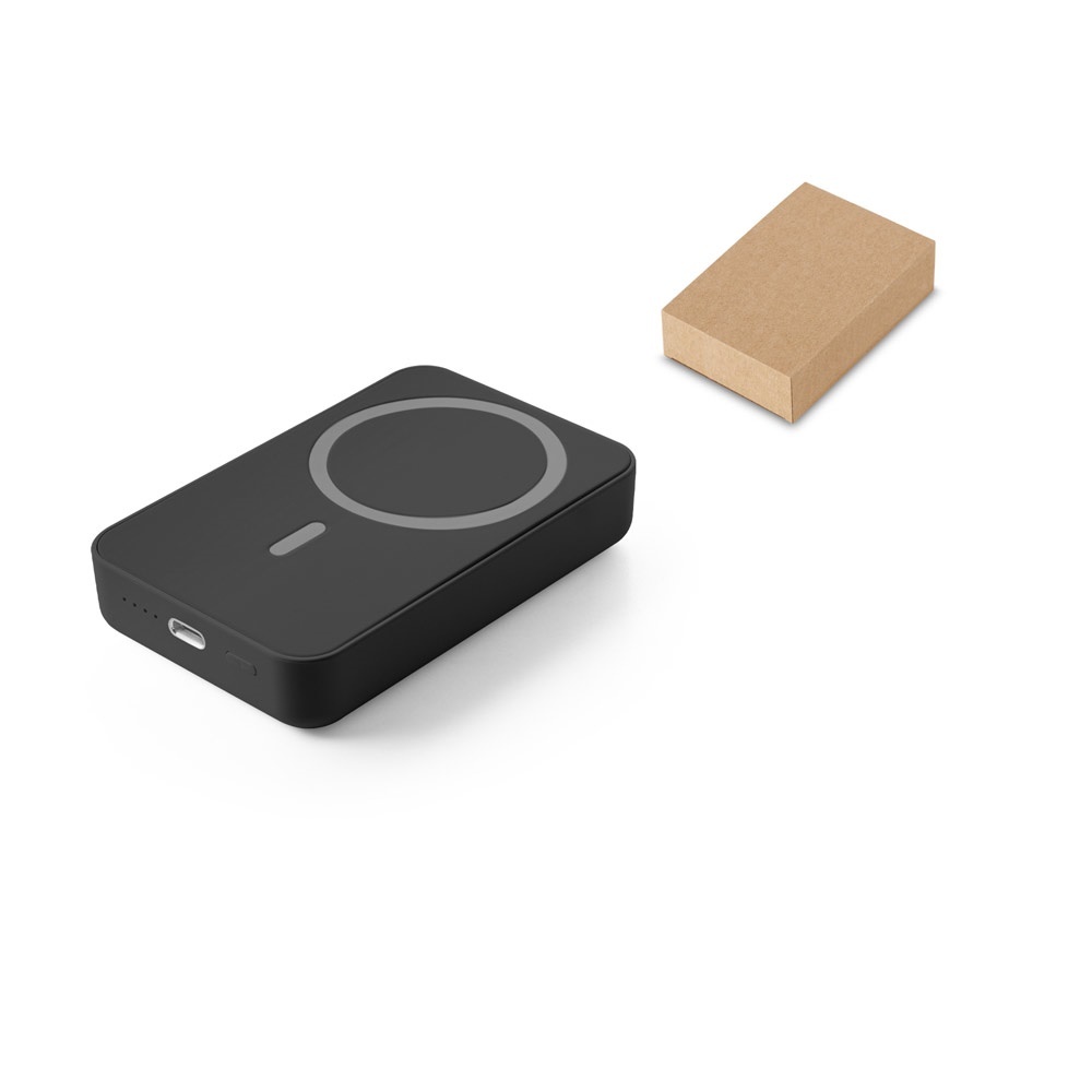 AMPERE 10. Batterie nomade magnétique de 10 000 mAh avec chargeur sans fil ultrarapide de 15 W en ABS recyclé (100 % rABS)