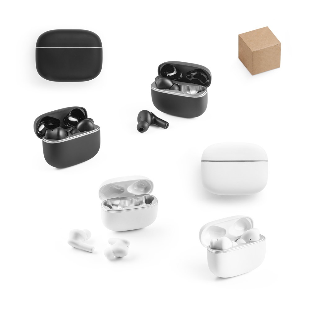 CAUBY. Ecouteurs sans fil, ABS recyclé (100 % rABS), avec ANC et 7 heures d'autonomie