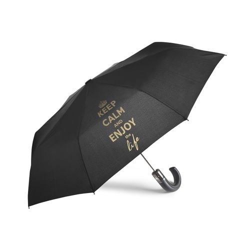 Parapluie pliable poignée PU courbe