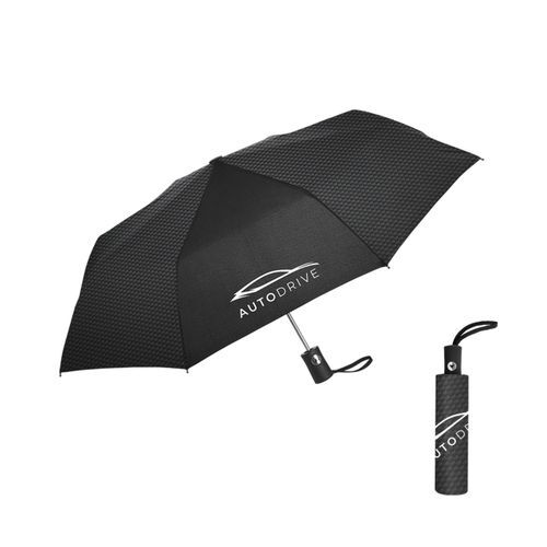 Parapluie pliable poignée rubber