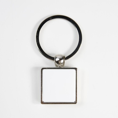 Porte-clés Métallique Carré - France