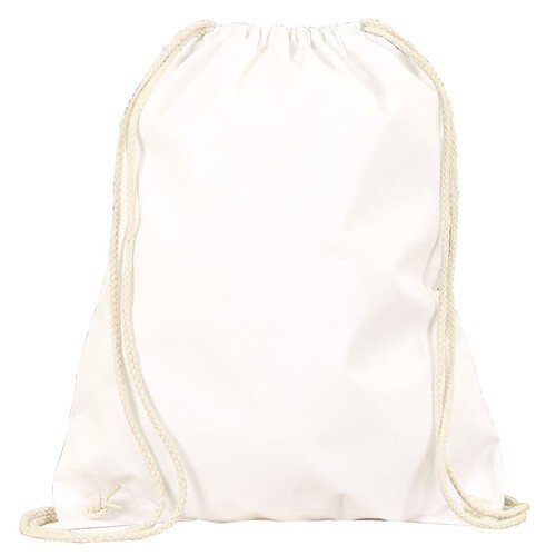 Sac à dos coton EASY 155 - Blanc