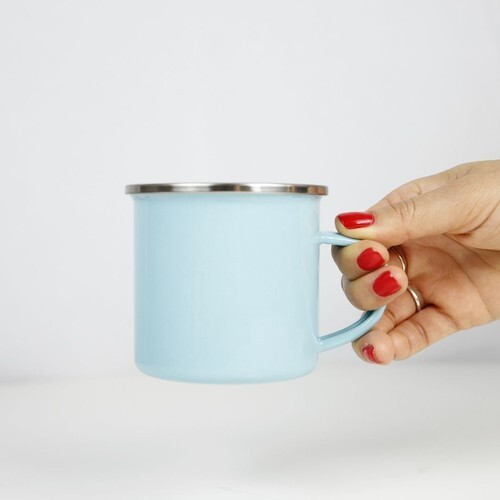 Tasse émaillée - 300 ml Vert Menthe