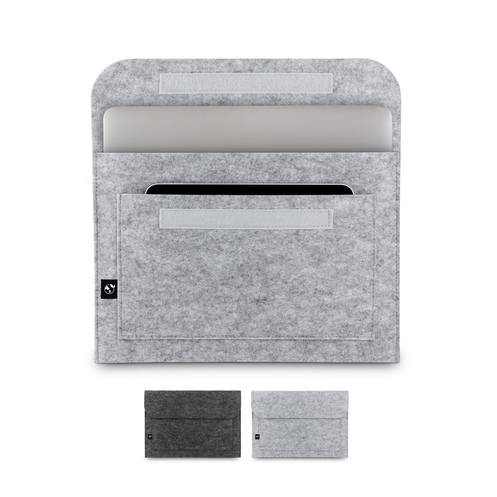 FELPY SLEEVE. Sacoche pour ordinateur portable en feutrine recyclée (100% rPET)