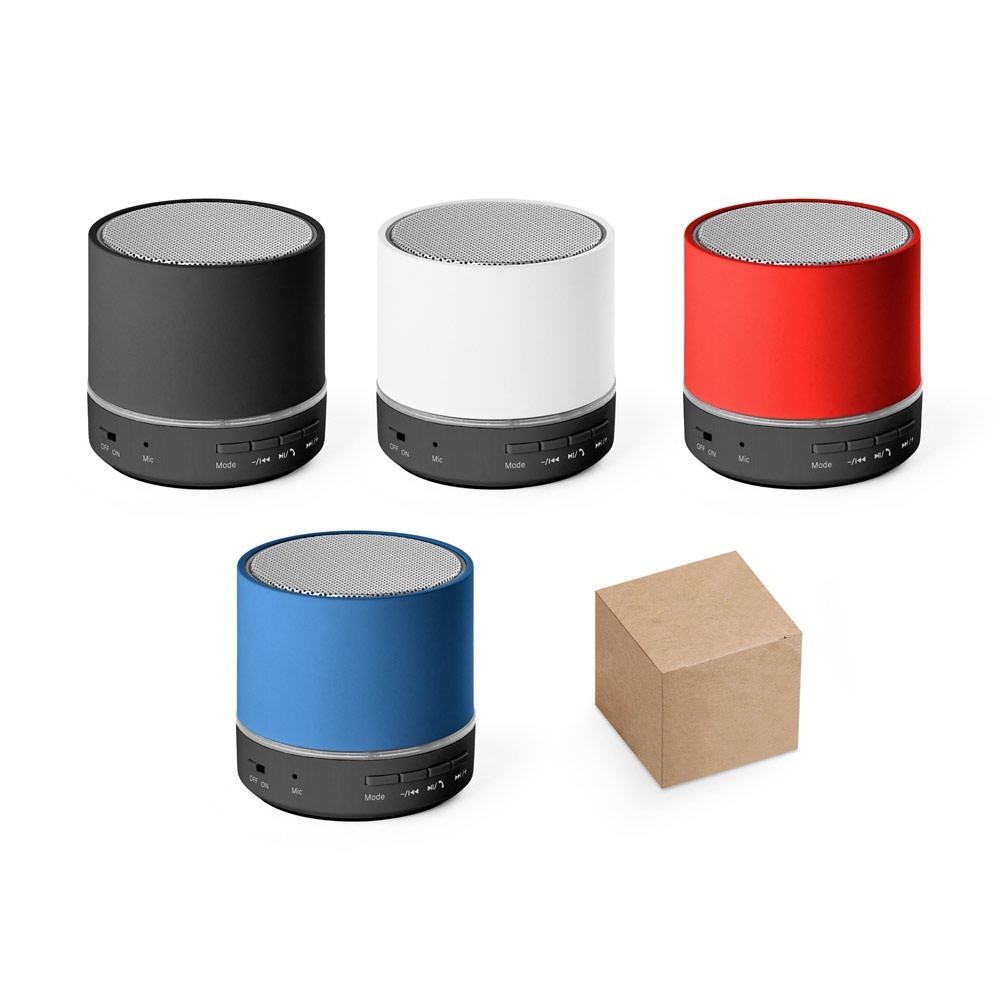 RE-PEREY. Haut-parleur portable 3W avec 4h30m d'autonomie sur ABS recyclé (100 % rABS)