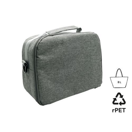 Sac à bento isotherme 'Matsue', gris chiné RPET