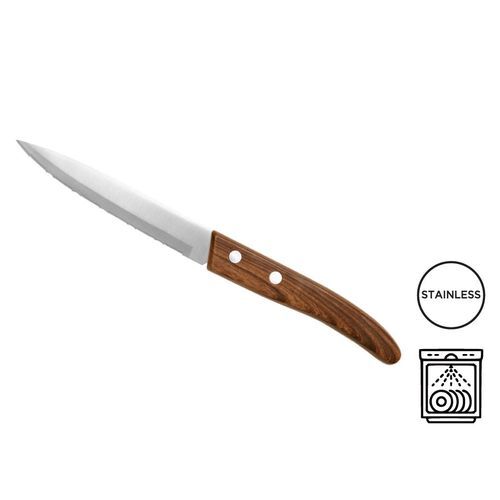 Couteau de table 'Torino', ABS motif bois