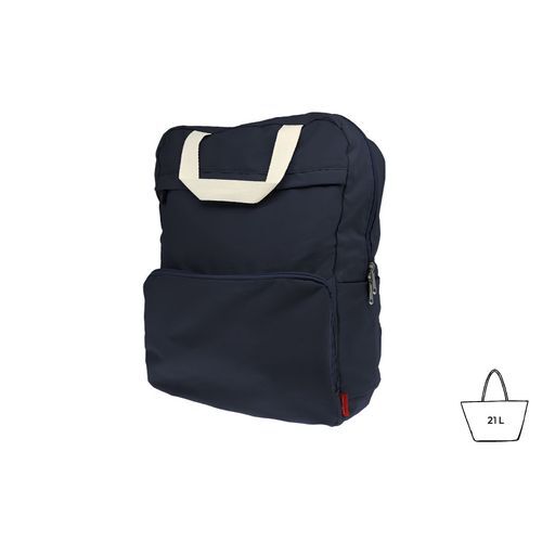 Sac à dos pliable 'Cordoba', polycoton bleu nuit