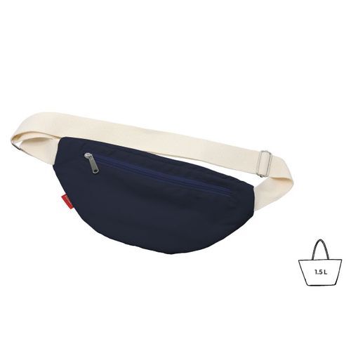 Sac banane 'Malaga', polycoton bleu nuit