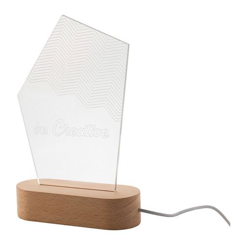 Trophée lampe LED Woodify