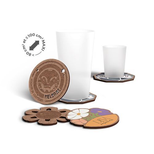 SOUS VERRE SUR MESURE MDF EP 3 mm 100 cm2 MAXI