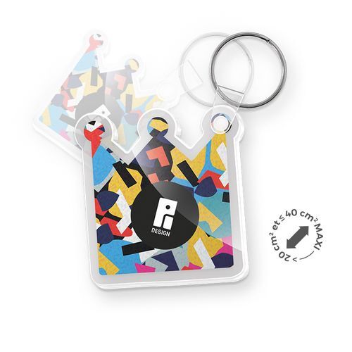 PORTE CLE SUR-MESURE PMMA EP.3 mm MAXI 40 cm2