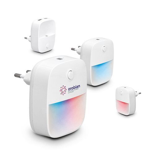 LAMPE VEILLEUSE AUTOMATIQUE ET CHARGEUR 2 USB