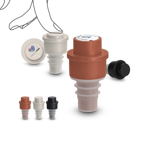 BOUCHON DE BOUTEILLE AVEC POMPE VIDE D'AIR, POMPE A VIN