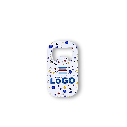 Ouvre-bouteilles en inox - Blanc